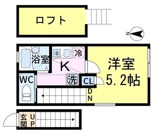 バーミープレイス新小岩【2階】の間取り