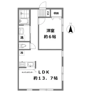 Beau Manoir【2階】の間取り