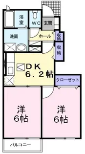 フランコートN【1階】の間取り