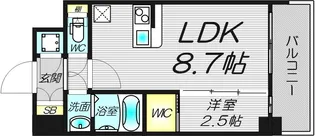 セレニテ新大阪グランデ ミリュー【11階】の間取り