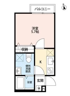 千葉県松戸市西馬橋2【アパート】の間取り
