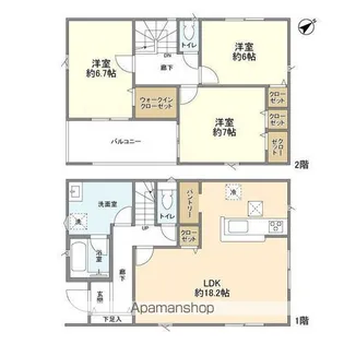 埼玉県さいたま市岩槻区大字掛【一戸建】の間取り
