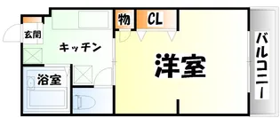 シェモア泉中央【4階】の間取り