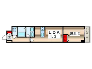 アルヴィータ【6階】の間取り