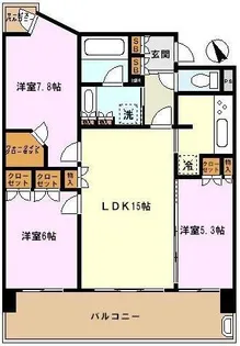 埼玉県川口市栄町2【マンション】の間取り