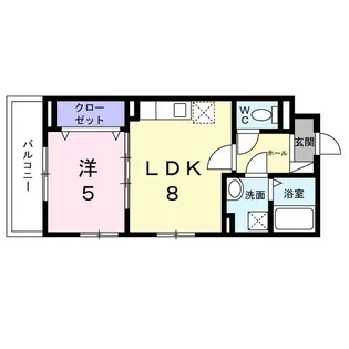 兵庫県尼崎市神田南通5【アパート】の間取り