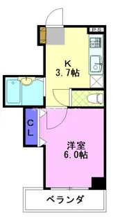 シンフォニックガーデン駅西【3階】の間取り