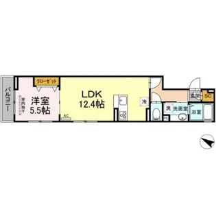 アンジュール小豆沢【2階】の間取り