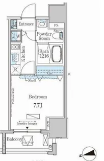 東京都港区麻布十番3【マンション】の間取り