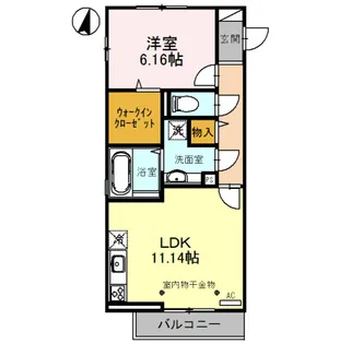 東京都墨田区立花4【アパート】の間取り