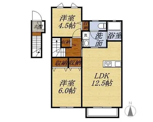 リ・プリマヴェーラIII【2階】の間取り