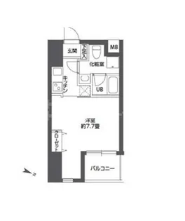 ニューシティアパートメンツ南千住【5階】の間取り