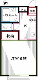 ハイムワカクサ【1階】の間取り