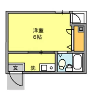 MSハイツIII【4階】の間取り
