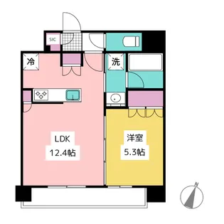 東京都港区白金台3【マンション】の間取り