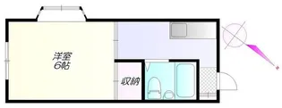 コーポパレス【1階】の間取り