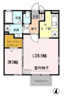 埼玉県さいたま市北区吉野町1【アパート】の間取り