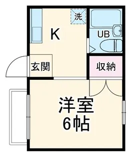 熊沢ハイツ【2階】の間取り