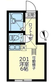 ユナイト保土ケ谷ロスアンデス【2階】の間取り