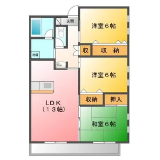 愛媛県宇和島市本町追手1【マンション】の間取り