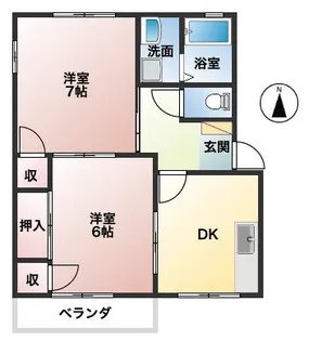 ピア石原1号館【2階】の間取り