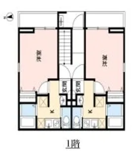 アズール西八王子【1階】の間取り