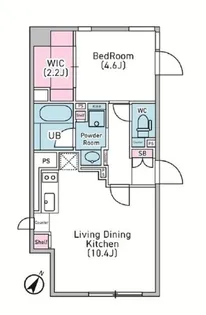 デュオメゾン渋谷松濤【2階】の間取り