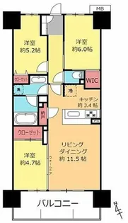 神奈川県海老名市泉2【マンション】の間取り