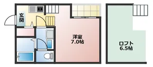 GLOBE AMARANTH庄内通【2階】の間取り