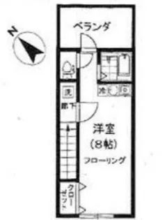 東京都杉並区桃井1【アパート】の間取り