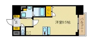 プレサンス丸の内レジデンスII【2階】の間取り