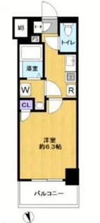 プレサンス天満ステーションフロント【2階】の間取り