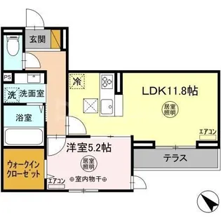 シャトレー【3階】の間取り
