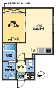 メゾン・ドゥ・アッシュ松戸II【3階】の間取り