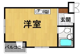 ビバハイツ武庫之荘【3階】の間取り