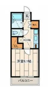 リオン自由が丘【1階】の間取り