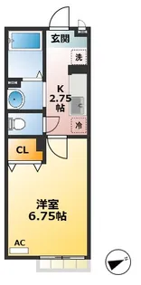 シャレ・エトワール【2階】の間取り