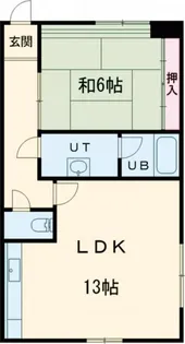 コーポわかやま【2階】の間取り