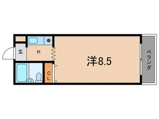 サンブレスト【3階】の間取り