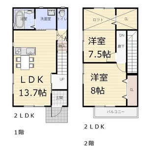 スカイヒルズIJ-IIの間取り