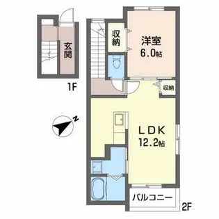 グリーンハウス【3階】の間取り