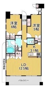 ネバーランド西宮【2階】の間取り