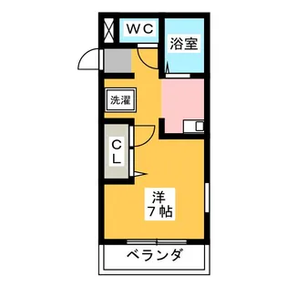 メゾン・ド・プロヴァンス【2階】の間取り