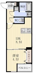 Aprikose(アプリコーゼ)【5階】の間取り