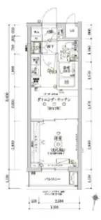 ECREDE赤羽SOUTH【4階】の間取り