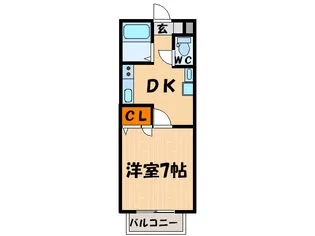ハイツサングリーン【2階】の間取り