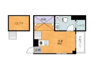 宮本マンションII【5階】の間取り