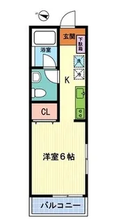 レジデンスK・G・J【1階】の間取り