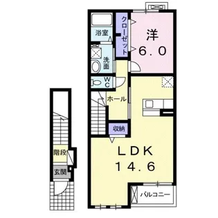 ブライト I【2階】の間取り