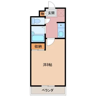 リヴェール牧【1階】の間取り